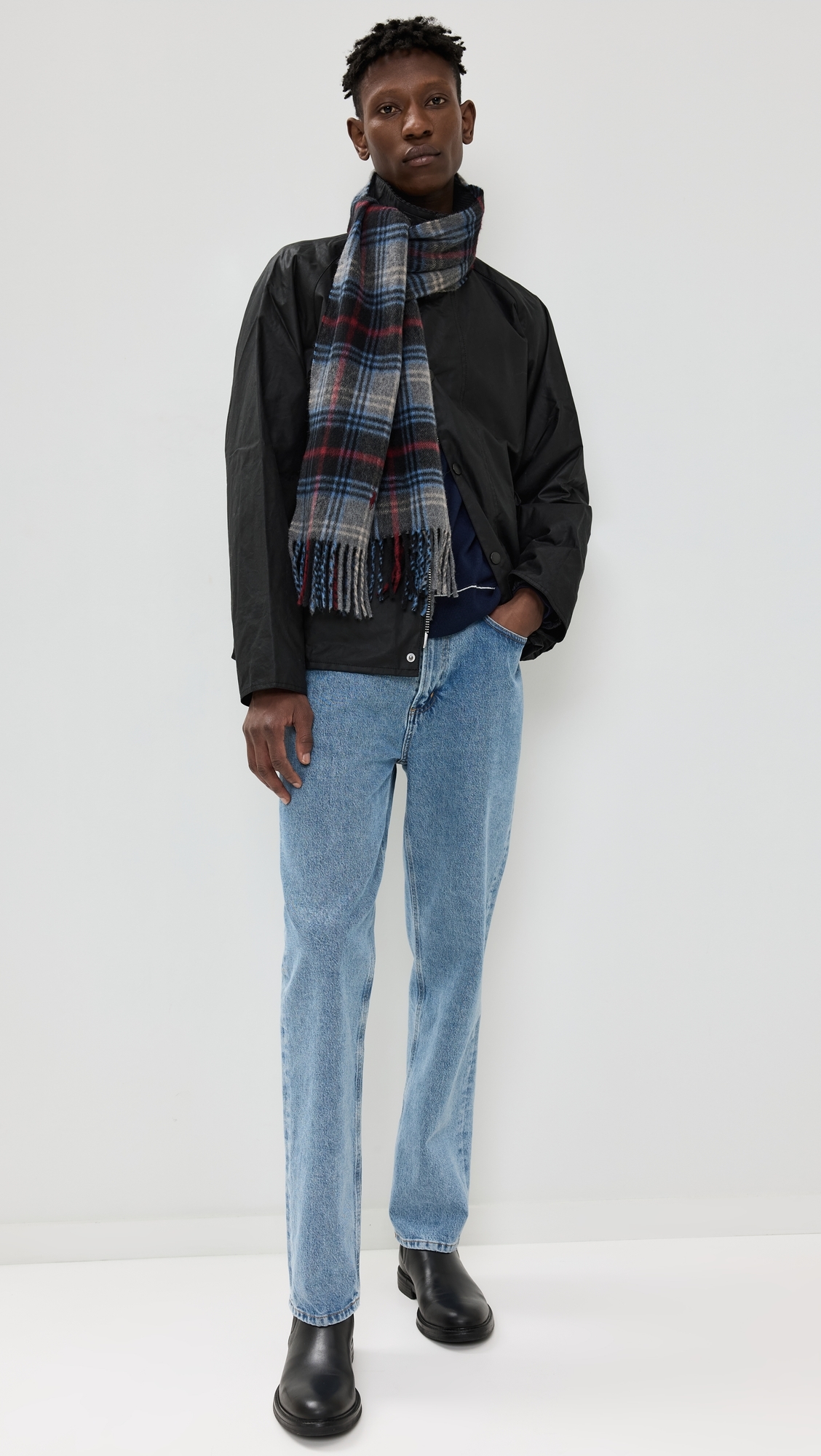 OS Transport Wax Jacket Black