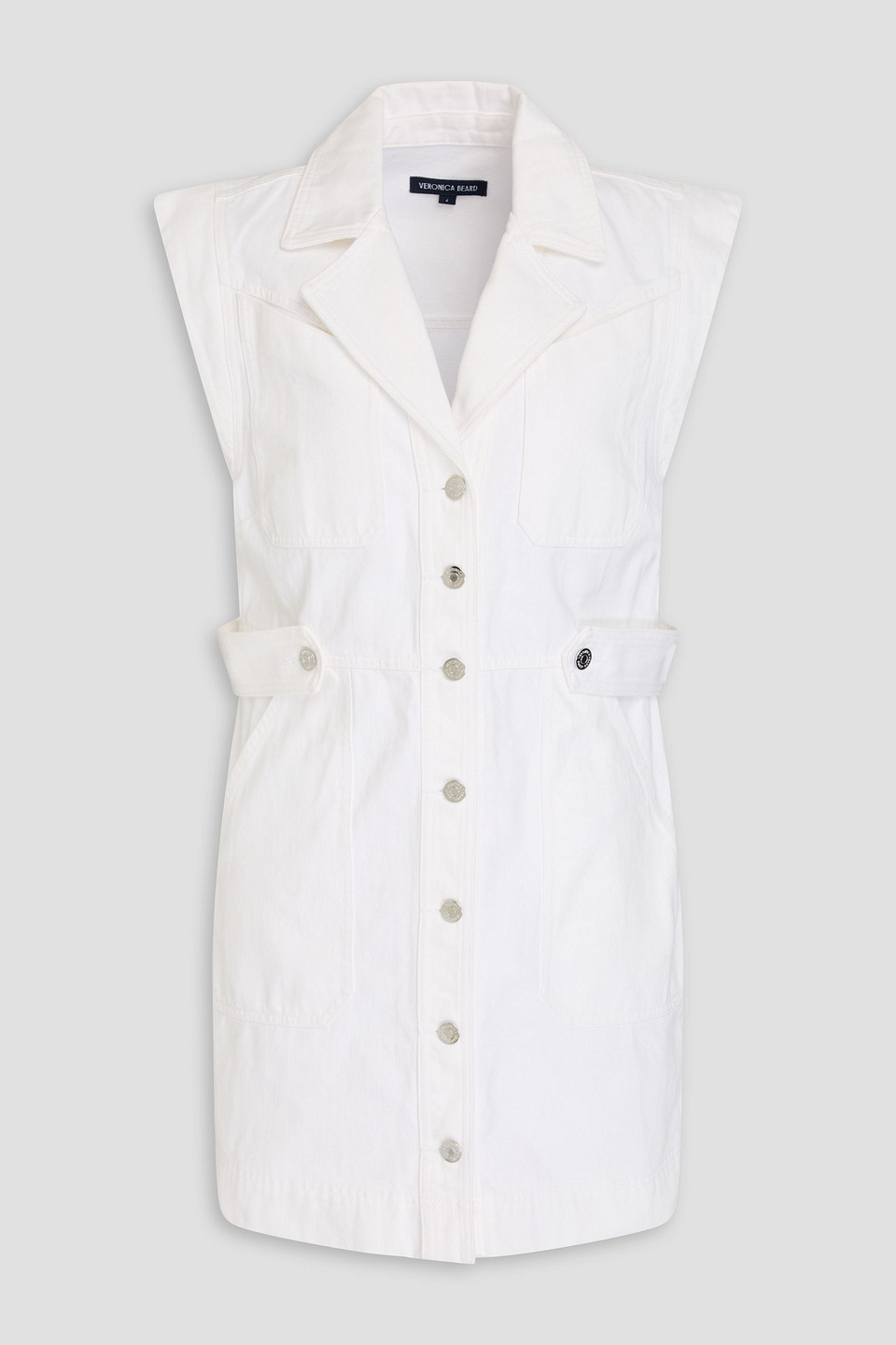 white christmas dresses Veronica Beard Raymond Denim Mini Dress | Midnight Wash main image 0