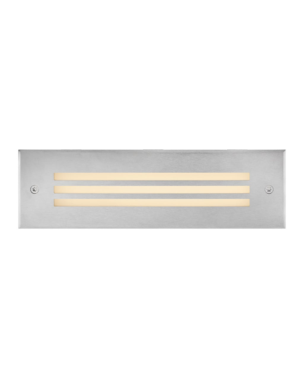 Stainless Steel LED Brick Light from the Sparta - Dash Collection