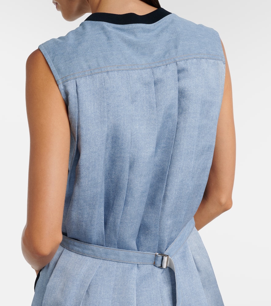 Cotton jersey minidress