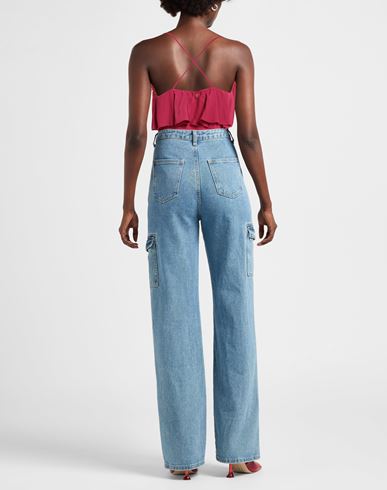Manila Grace Woman Top Magenta Size 6 Acetate, Silk