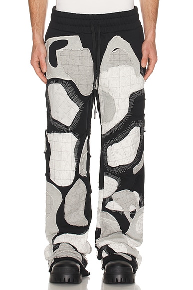 Who Decides War by Ev Bravado Atom Sweatpant in Multi - Grey. 32 also