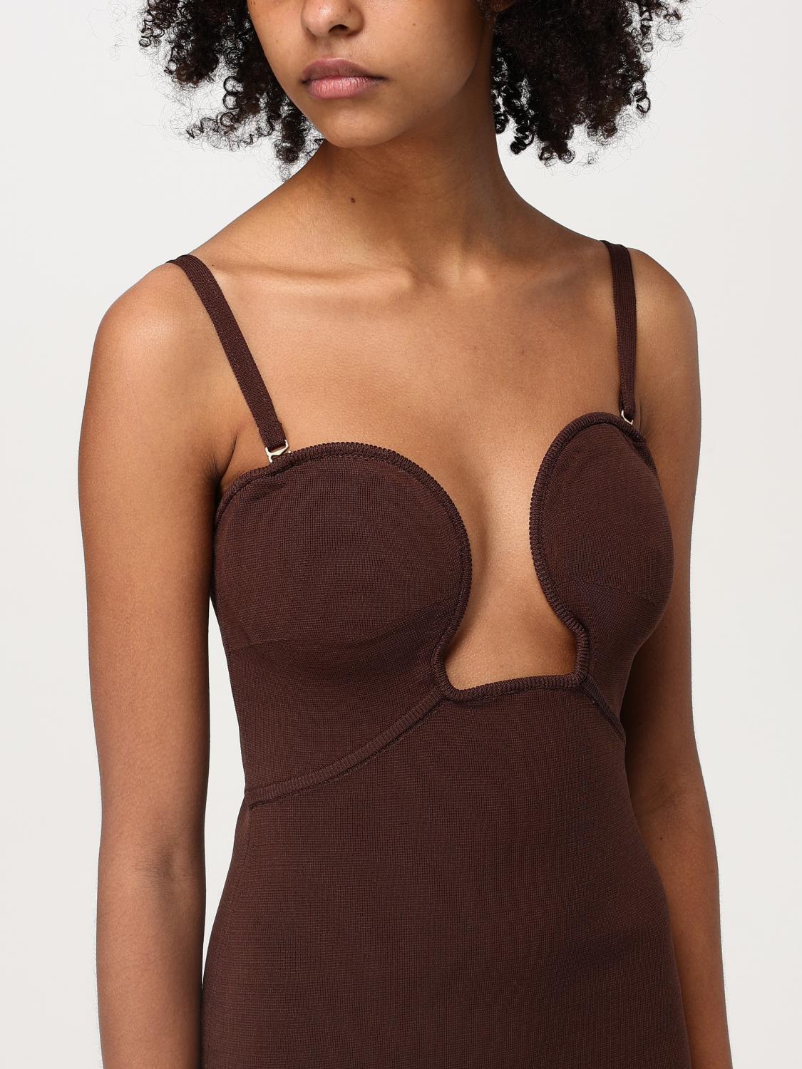 Jenny midi dress - Brown