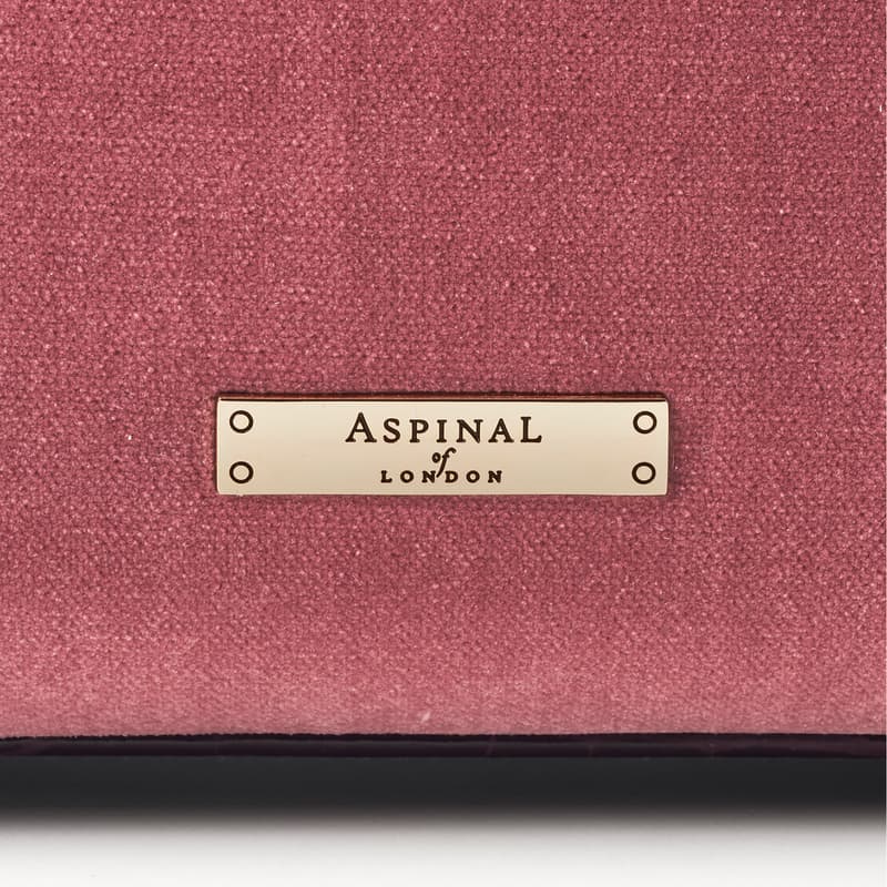 Midi Mayfair Embroidered Bag in English Garden Bird Hand Embroidery on Velvet