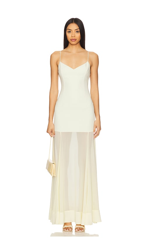 Lovers and Friends Caden Maxi Dress in Lemon. - L also in