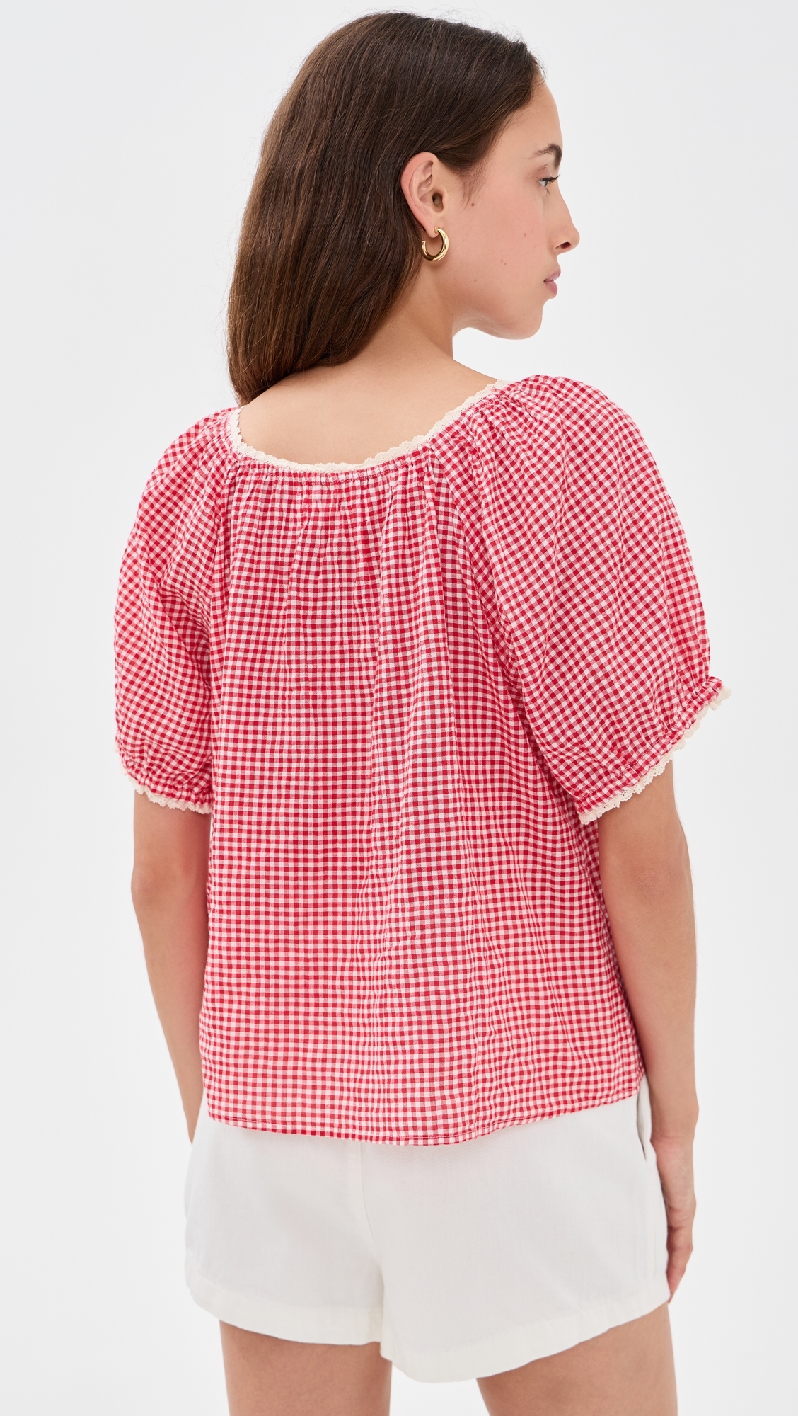 Maisie Top Cherry Red