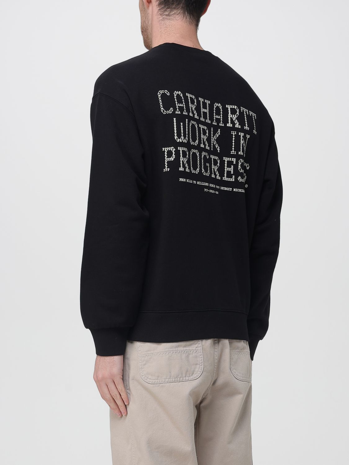 Sweatshirt Men color Black