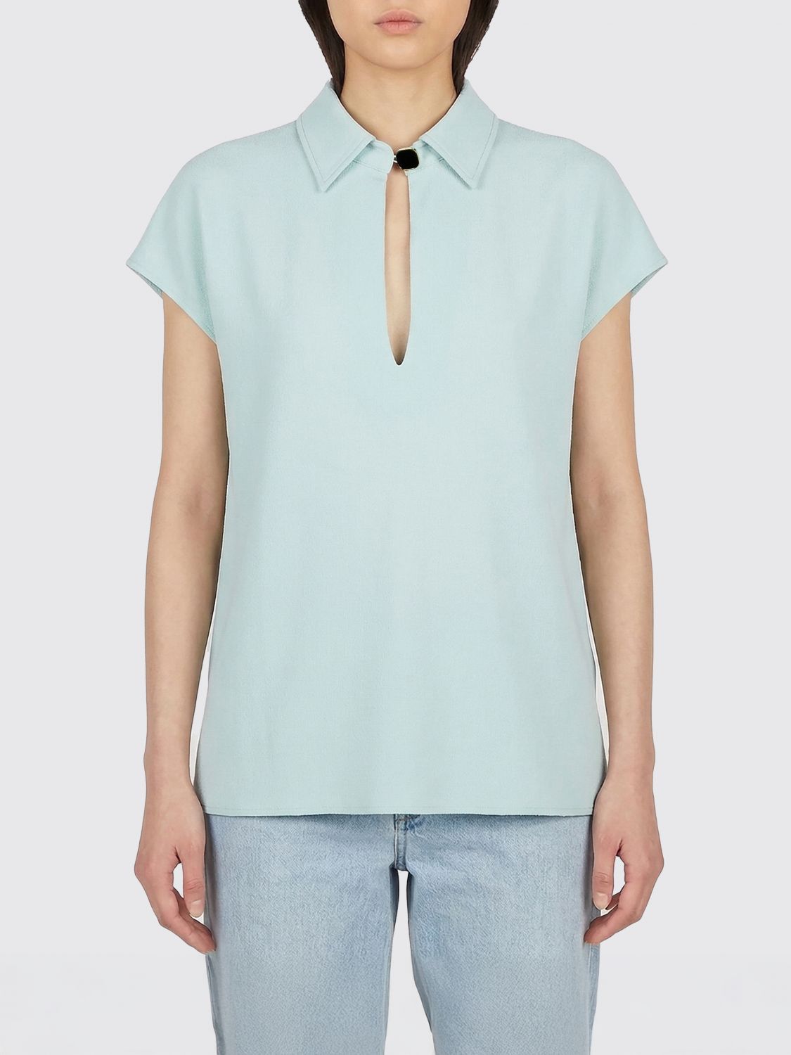 Polo Shirt Woman color Green