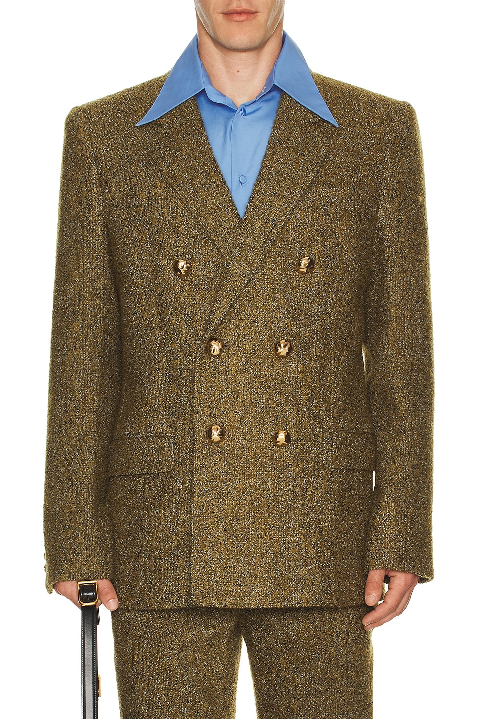 Valentino Jacket in Verde Bianco & Nero - Olive. 50 also in