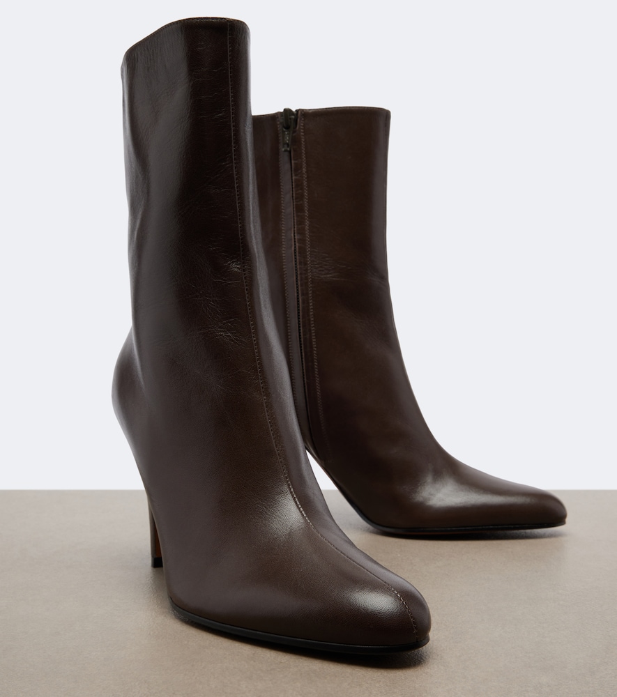 Ornella leather ankle boots
