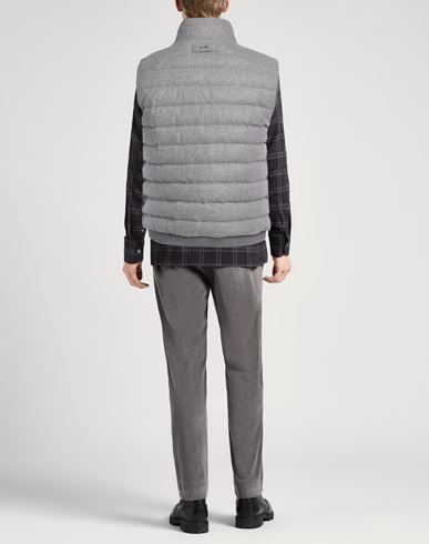 Man Vest Grey Size L Virgin Wool, Cashmere