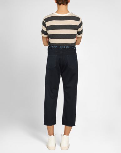 Man Cropped Pants Midnight blue