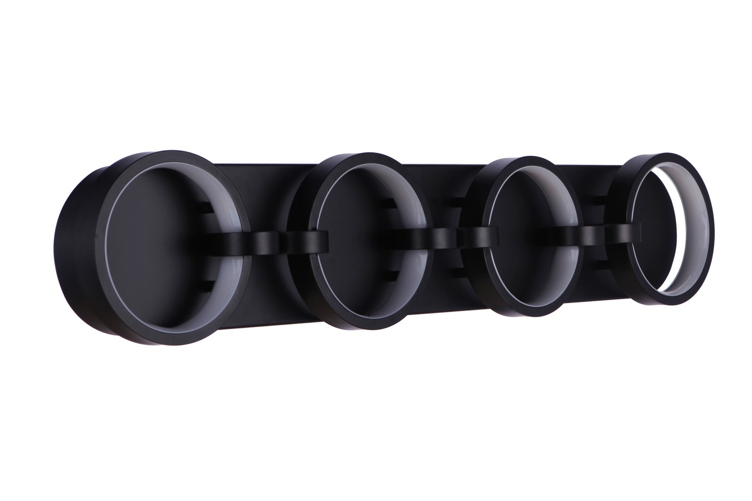 Flat Black LED Vanity from the Context Collection