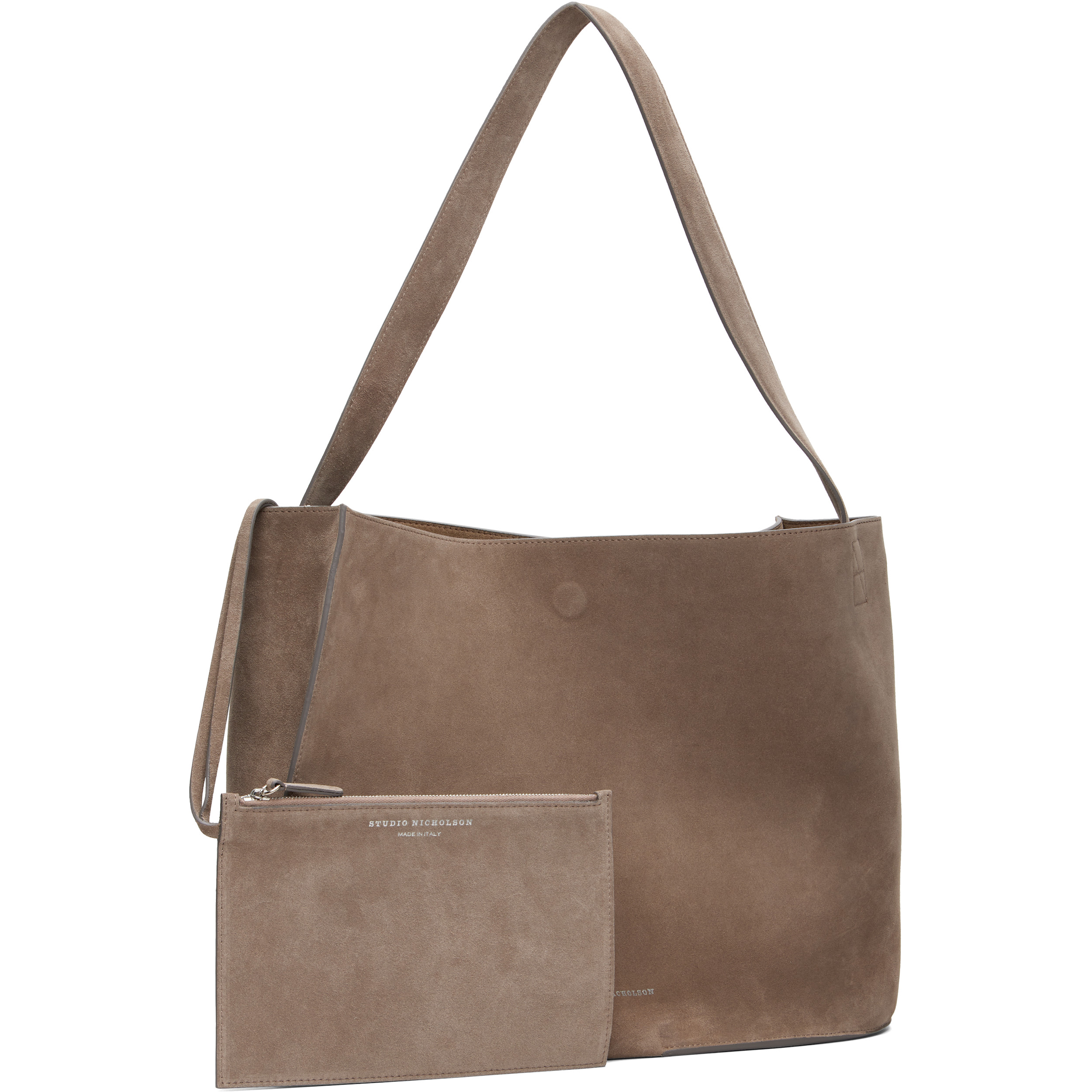 Brown Doublet Suede Tote
