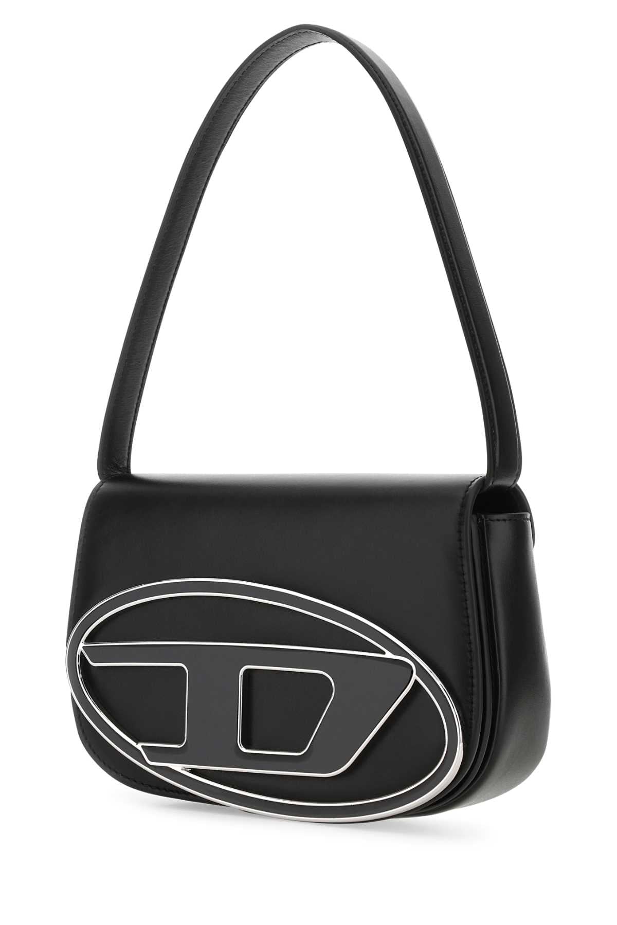 Diesel Black Leather Shoulder Bag