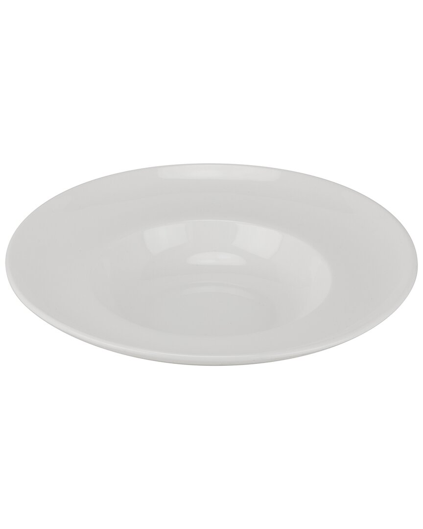 Set of 6 Ricard Porcelain Rim Soup Bowls