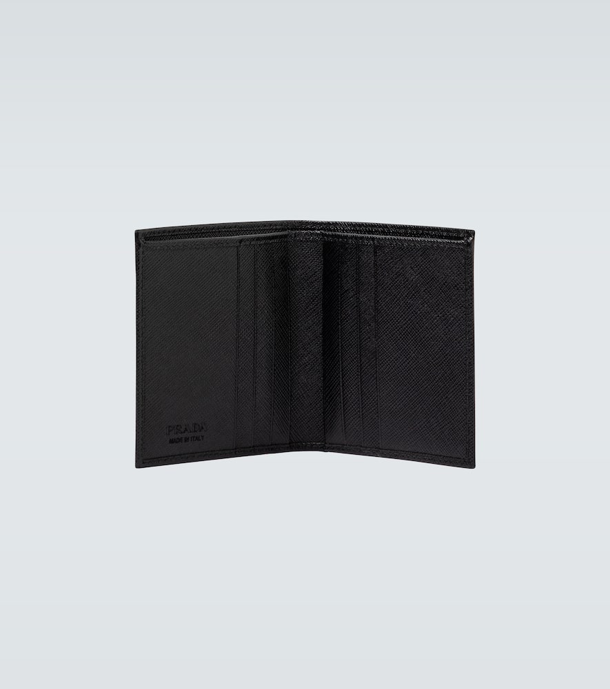 Saffiano leather billfold wallet