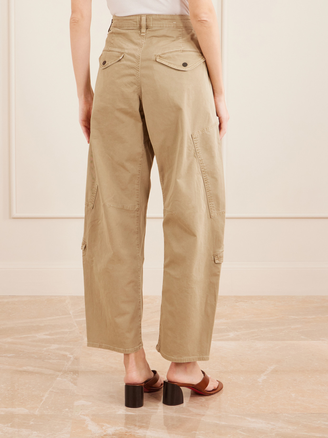 Flight Mid-rise Straight-leg Cotton-blend Twill Cargo Pants - Brown