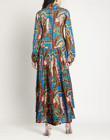 Woman Maxi dress Azure Size M Cotton
