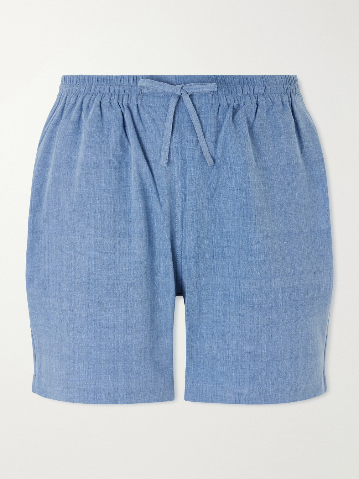 Olbia Straight-Leg Cotton Drawstring Shorts
