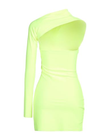 1017 Alyx 9sm Woman Mini dress Lime green Size 4 Polyamide, Elastane