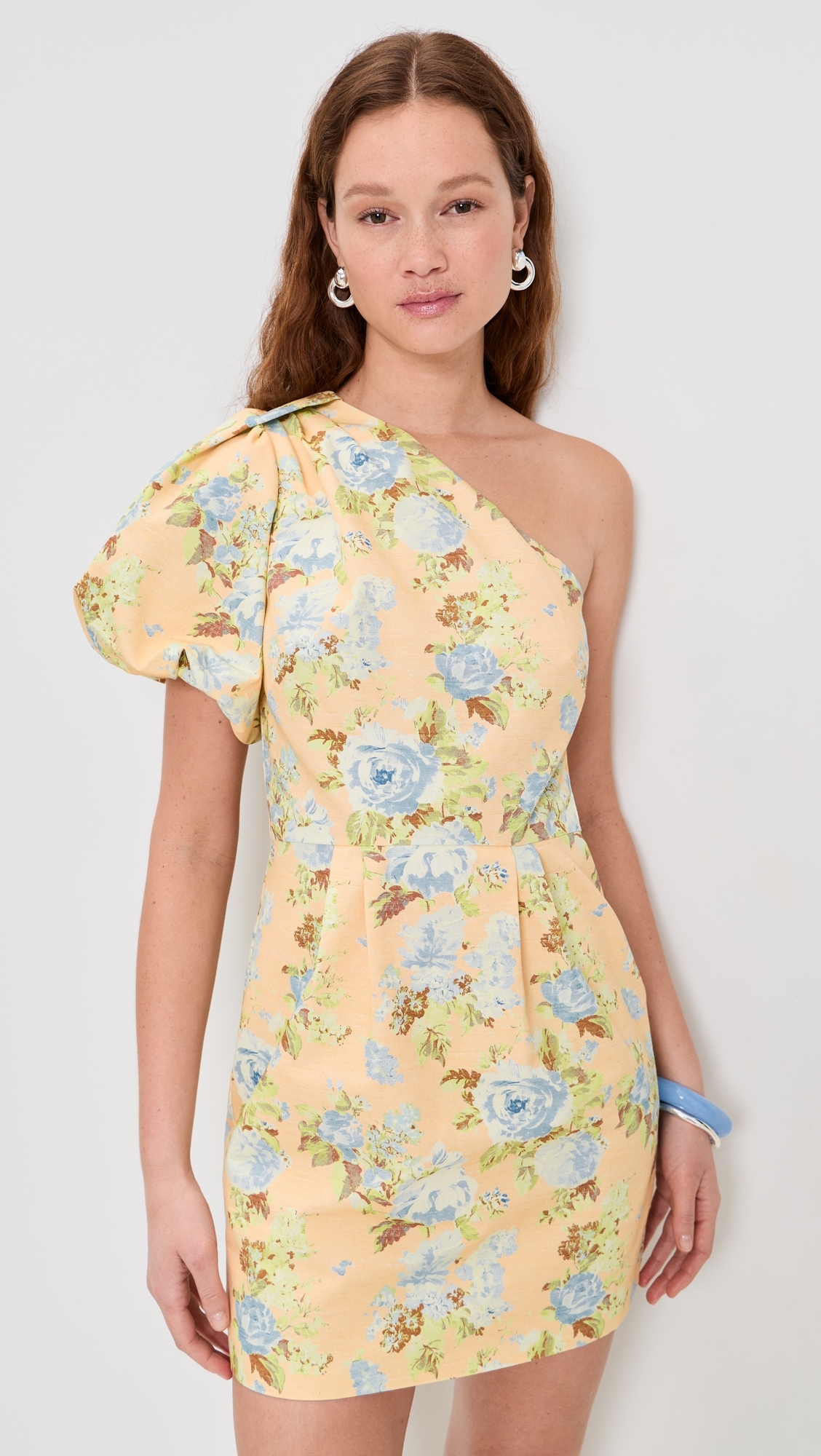 Chloe Dress Garden Rose Peri