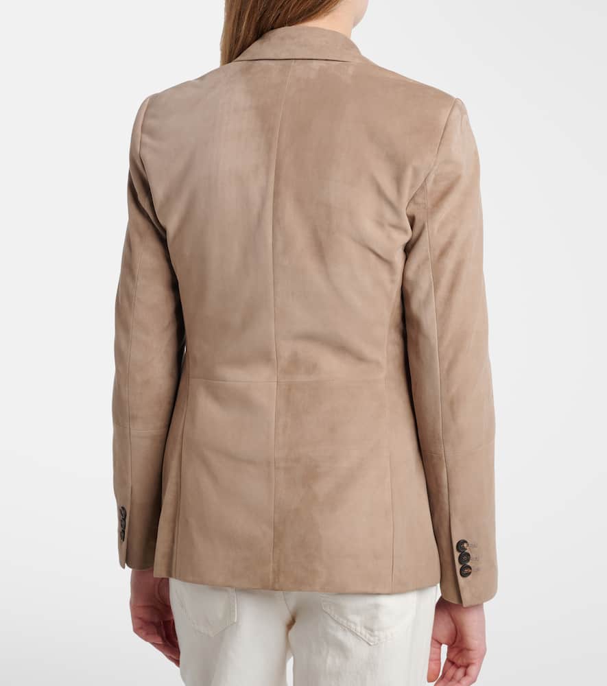 Suede blazer