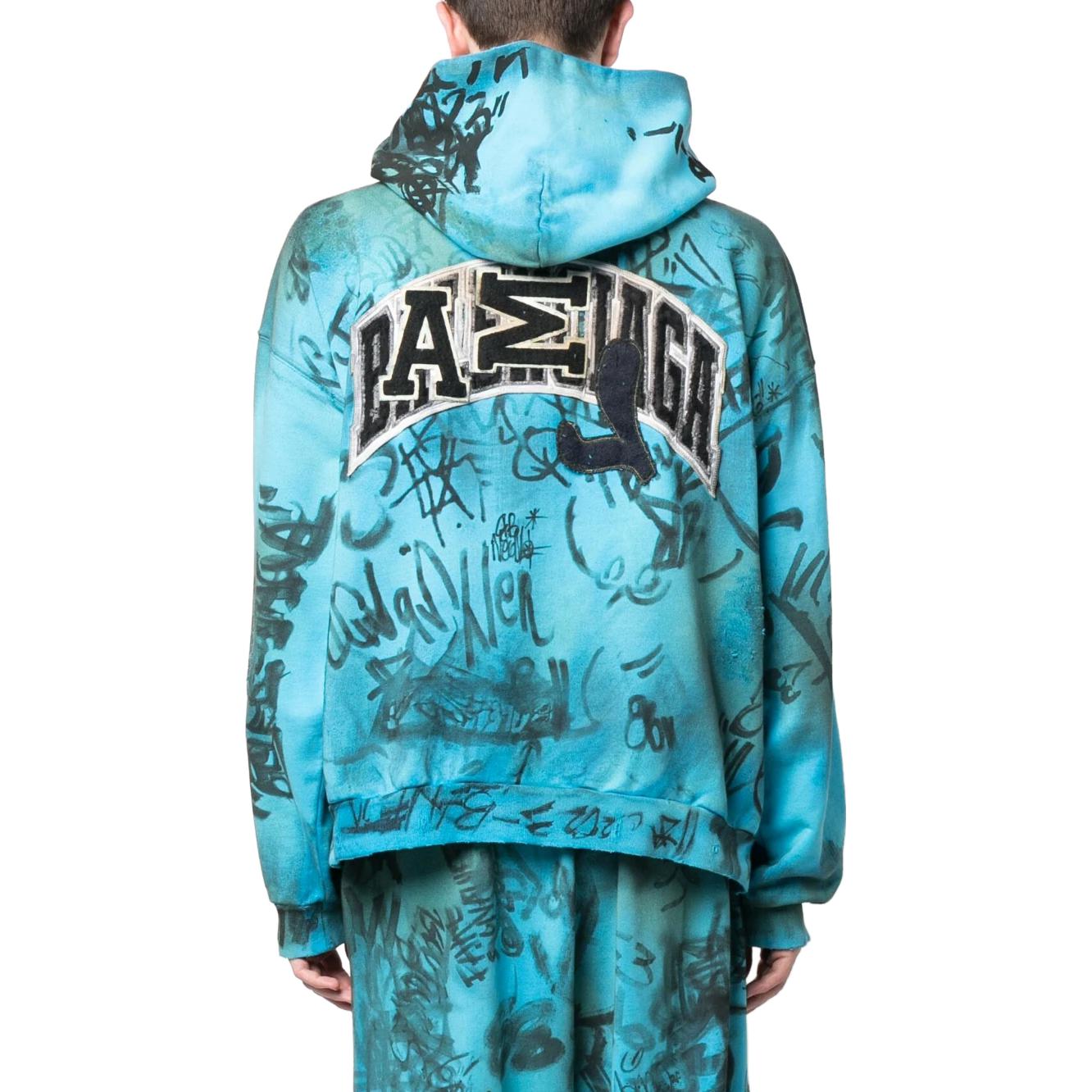 Skater Zip-Up Hoodie Medium Fit 'Blue Sky'