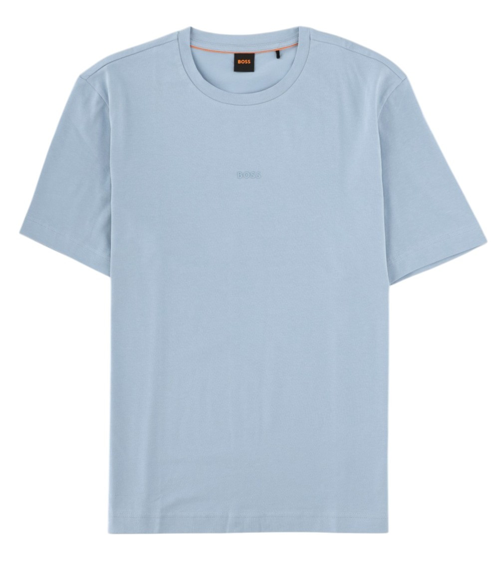 Light Blue Logo Crew Neck T-Shirt