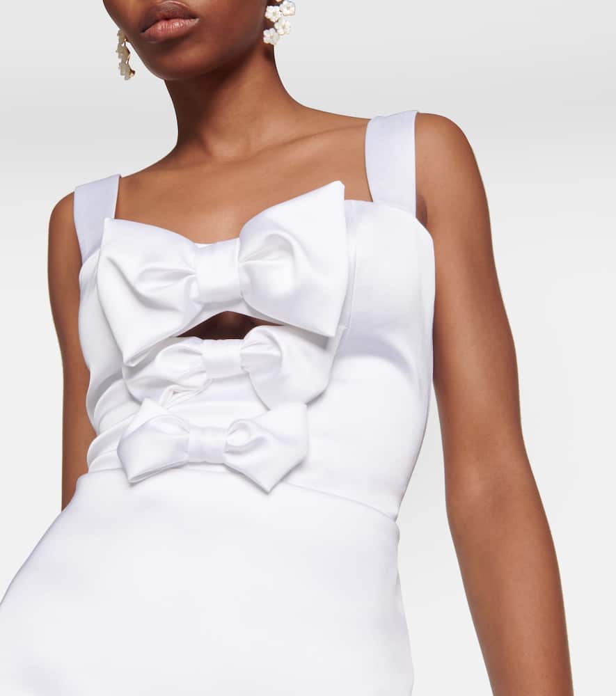 Bridal satin gown