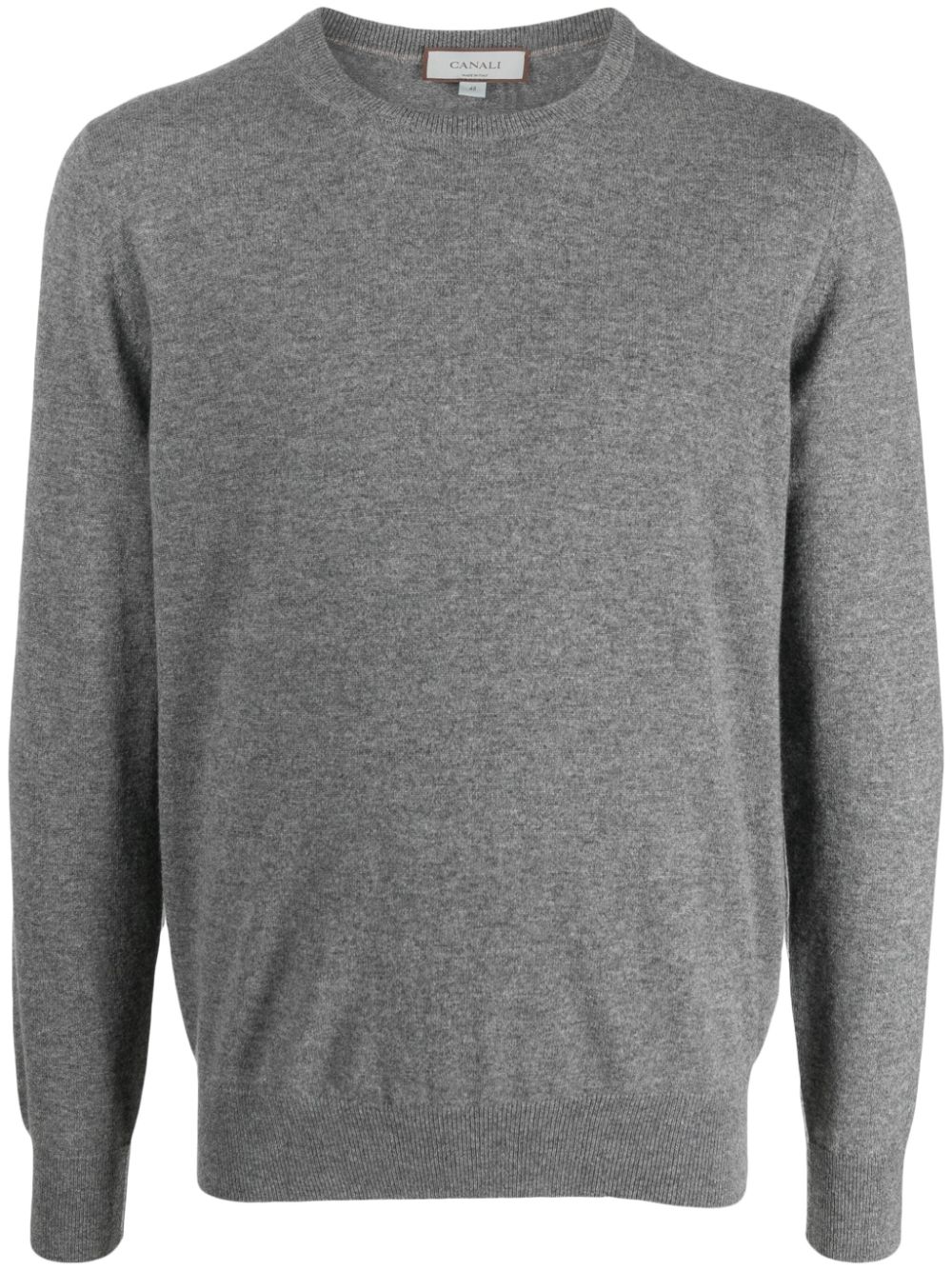 Crew-neck cashmere jumper - Grey