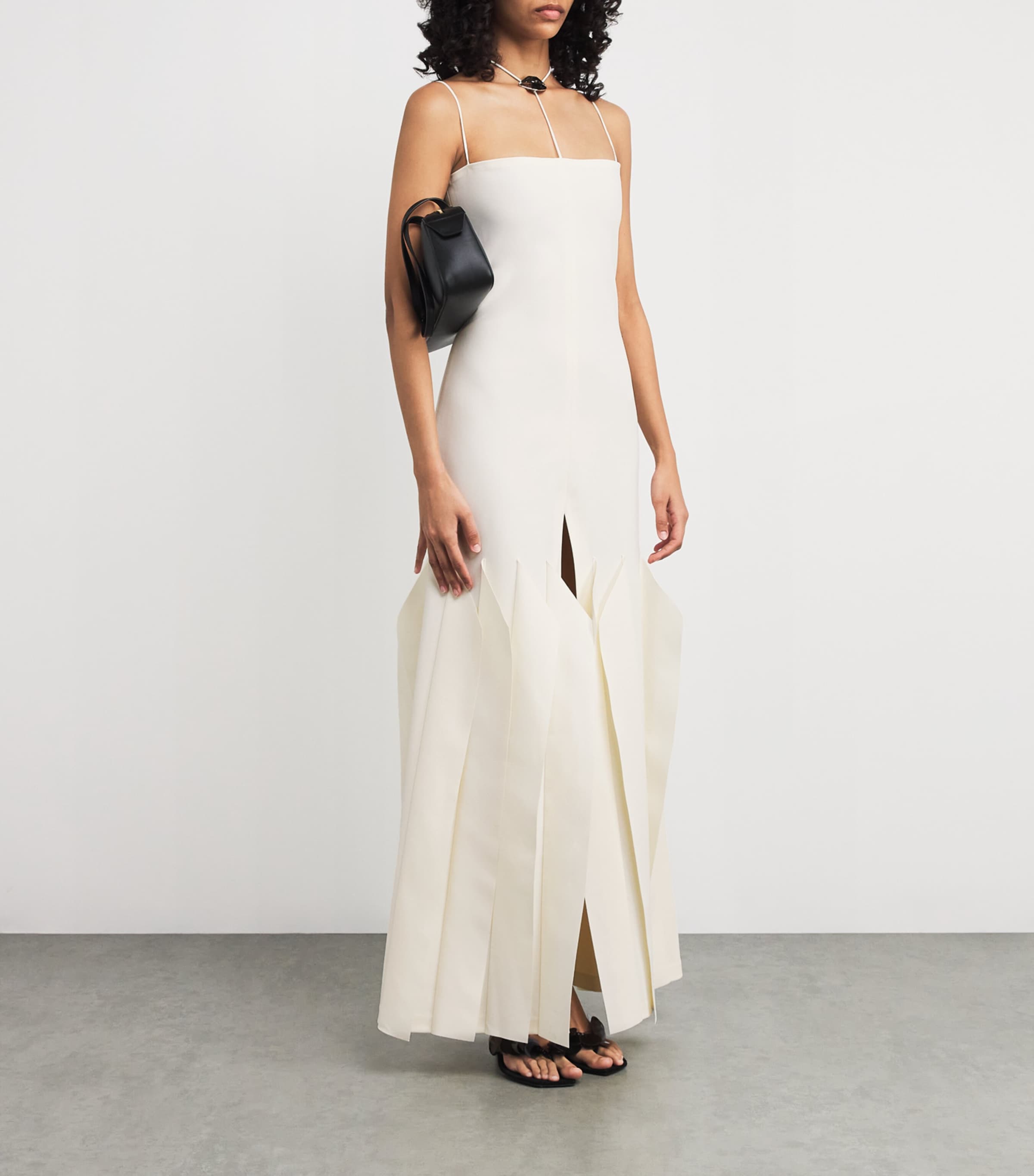 A.W.A.K.E. Mode Lip Choker Maxi Dress
