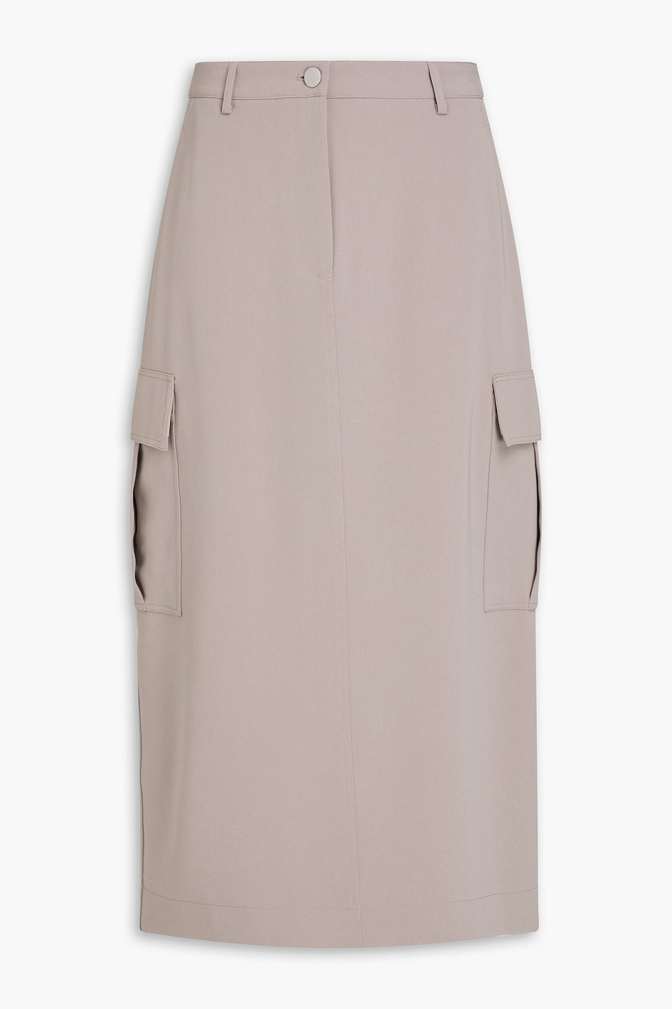 Crepe midi skirt - Neutral - US 2