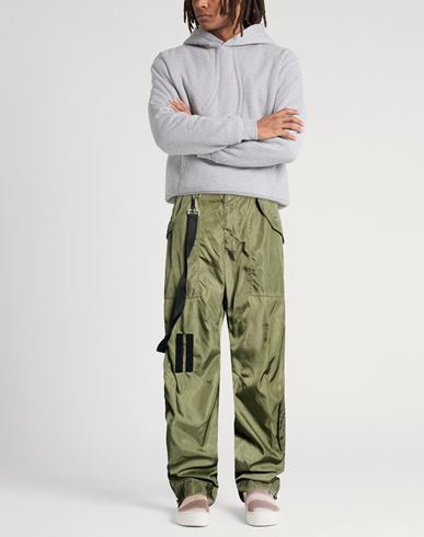 Man Pants Military green Size 32 Polyamide