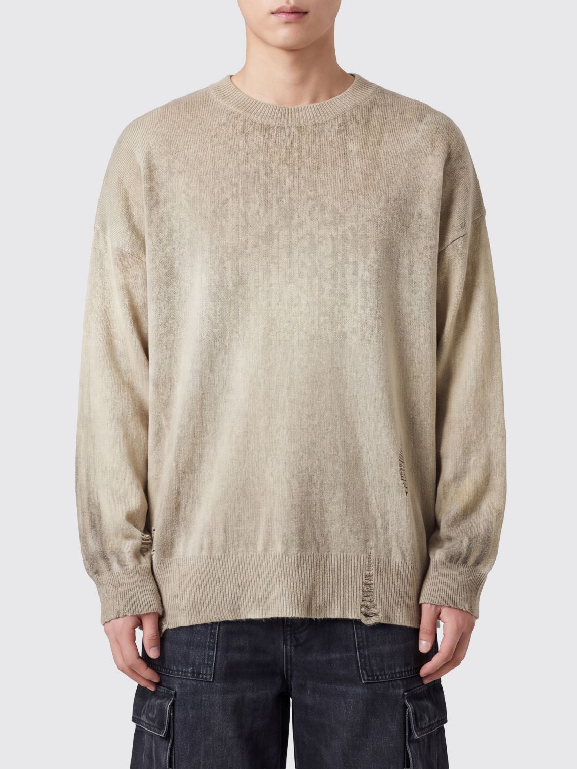 Sweater Men color Beige