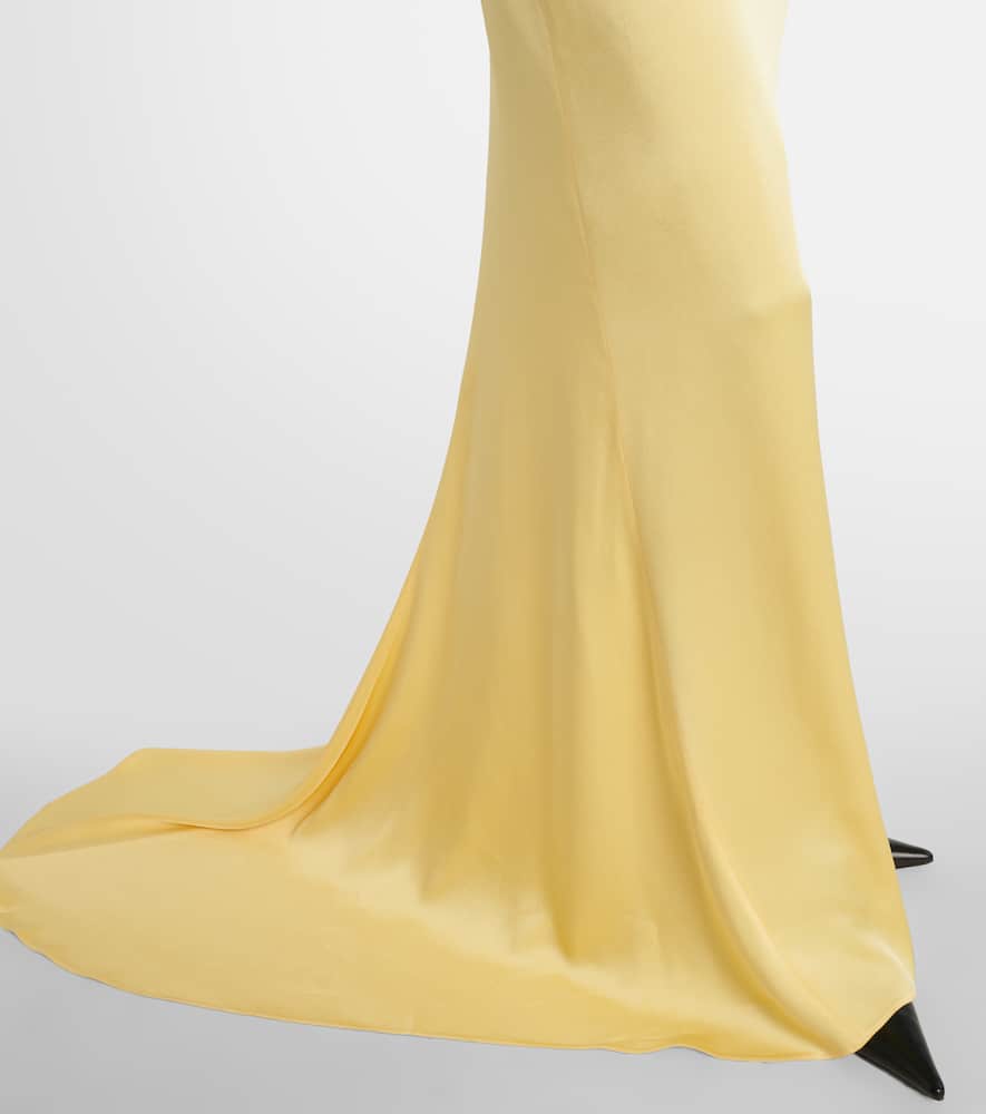 Satin gown