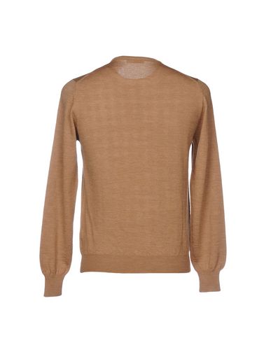 Man Sweater Camel Size 50 Virgin Wool