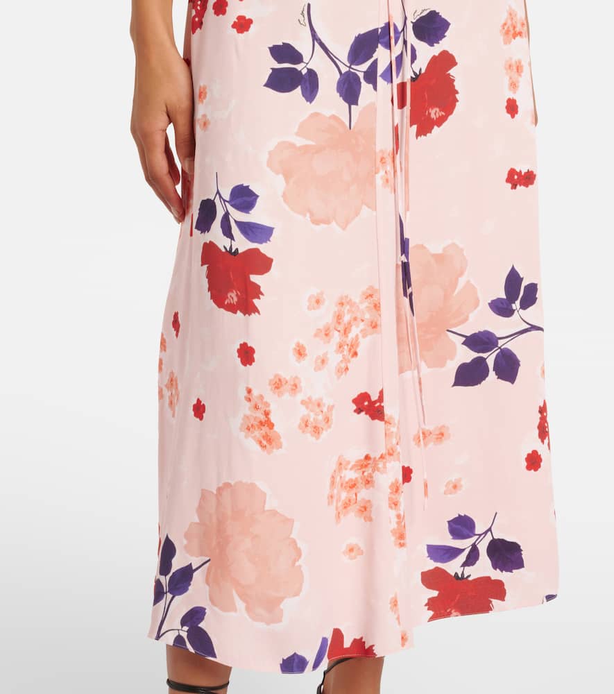 Floral shirt dress