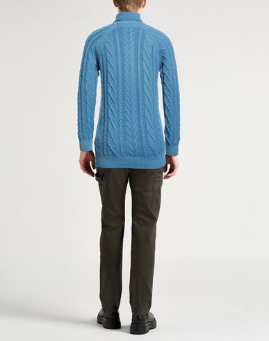 Man Turtleneck Azure Size 36 Cashmere
