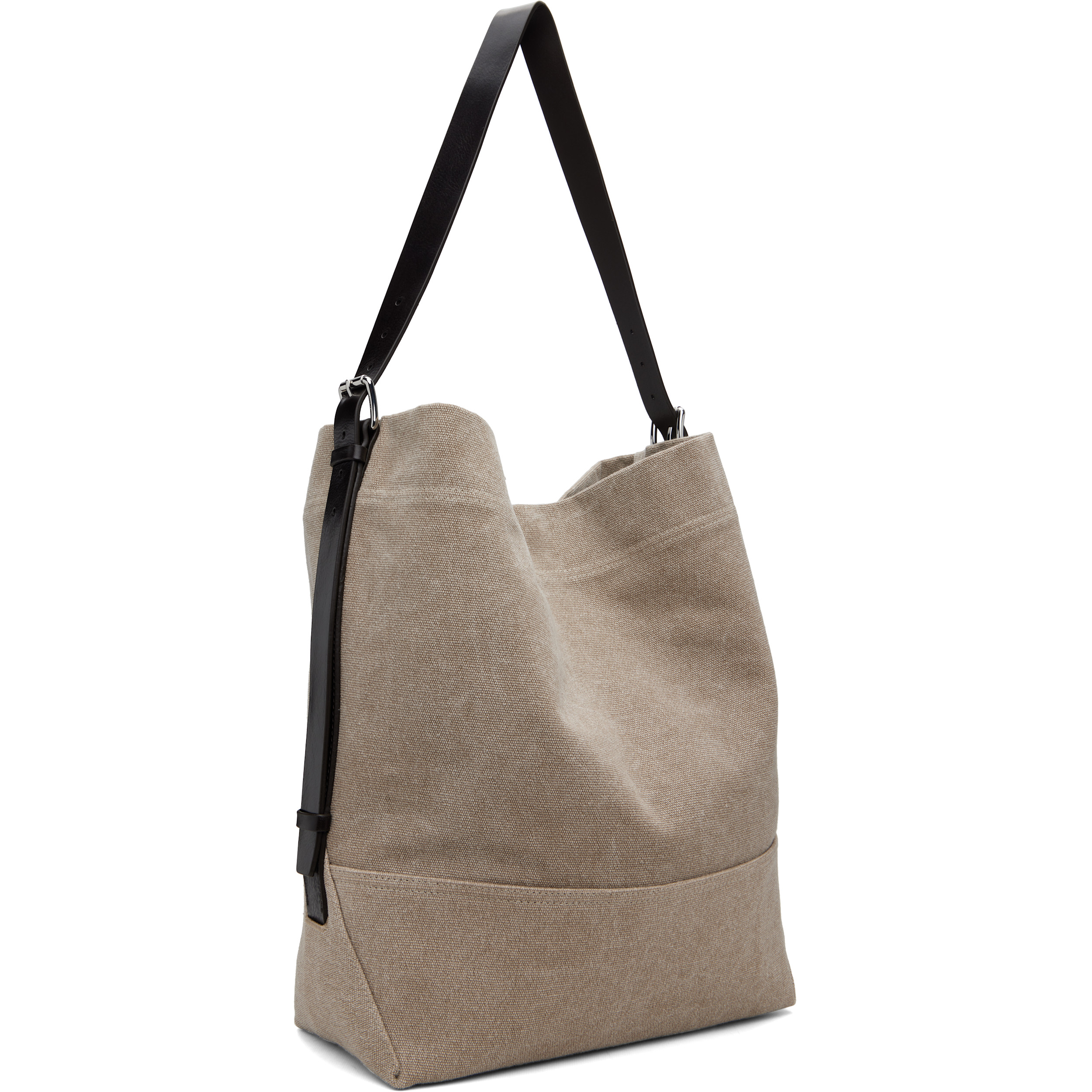 Beige Belted Tote