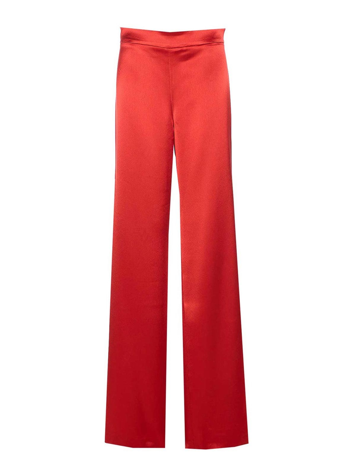 Fely Campo satin trousers - Red