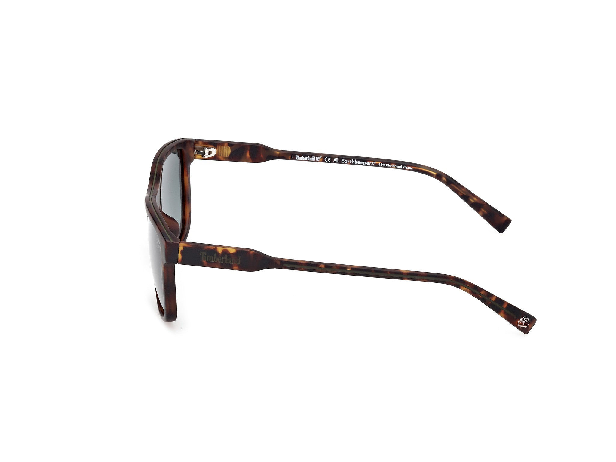 Timberland Hombre Timberland TB00052-H 52D Gafas de sol Inyectado la Habana Fumar Cuadrada Polarizado