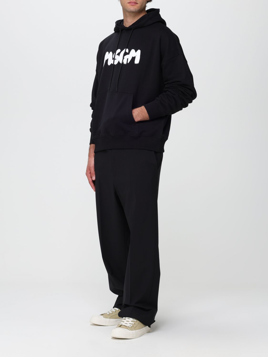 Sweatshirt Men color Black