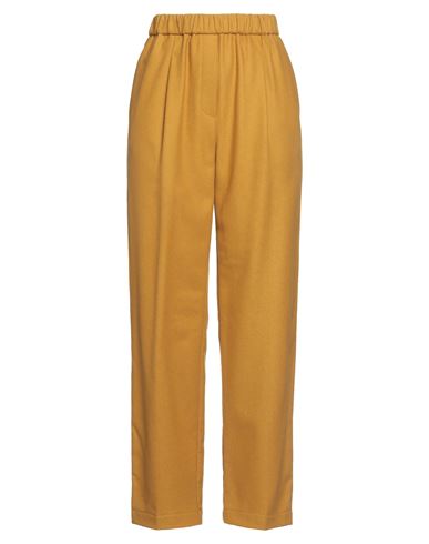 Forte_forte Woman Pants Mustard Size 1 Wool, Polyamide