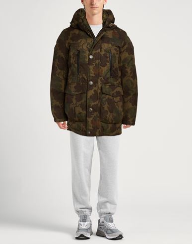 Man Coat Military green Size S Cotton