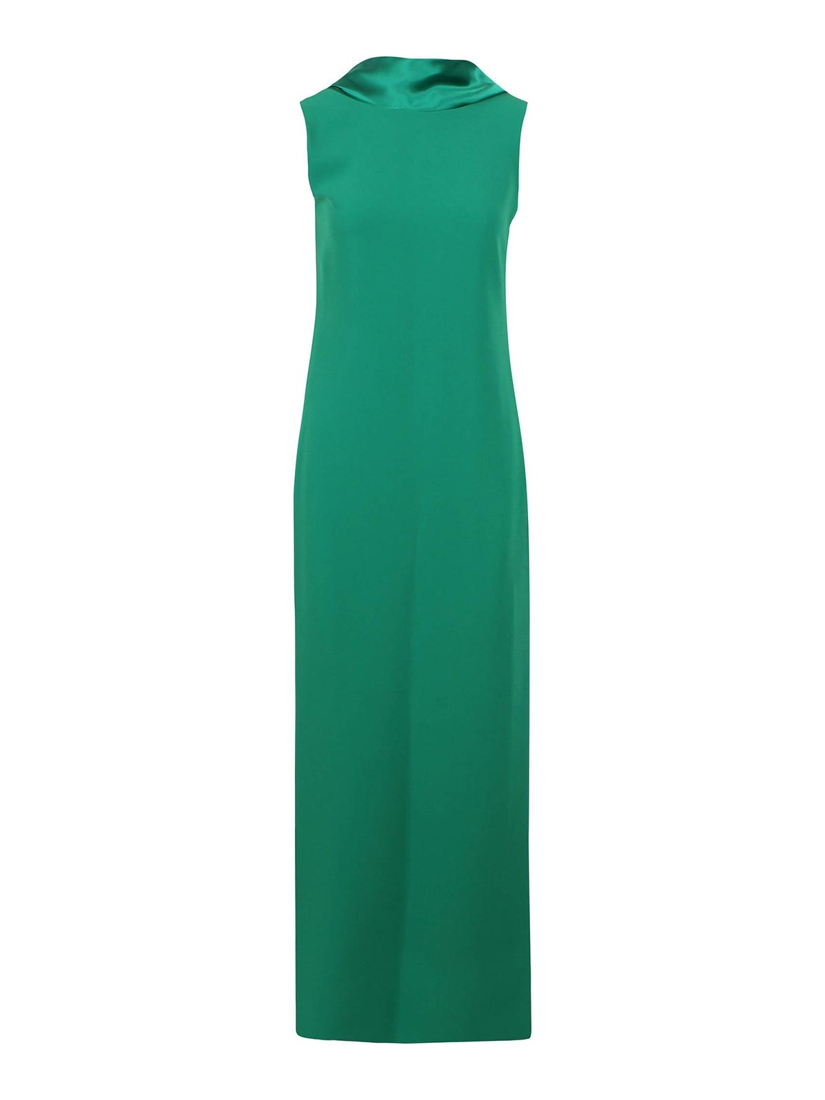 Cady dress with draped back