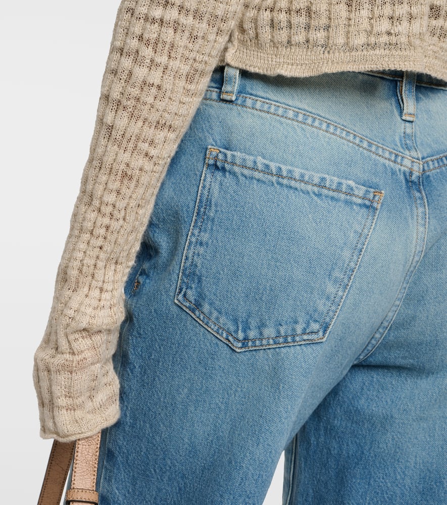 Frame Le Jane high-rise wide-leg jeans