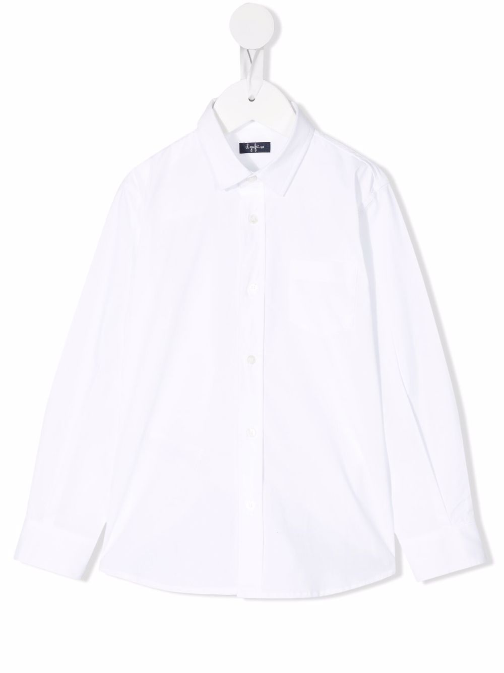 Chest patch pocket shirt - White