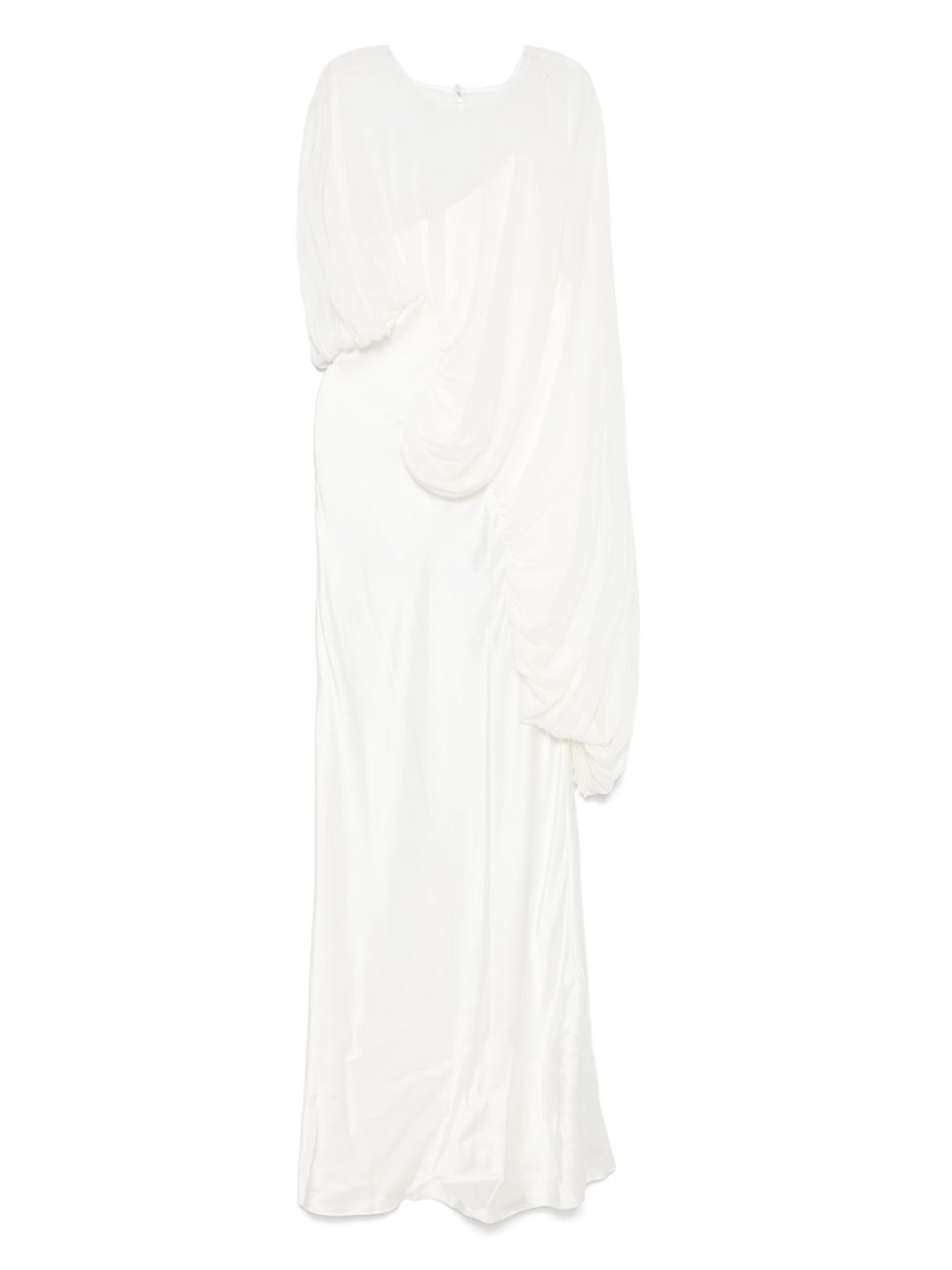 Christopher Esber Cumulus draped gown - White
