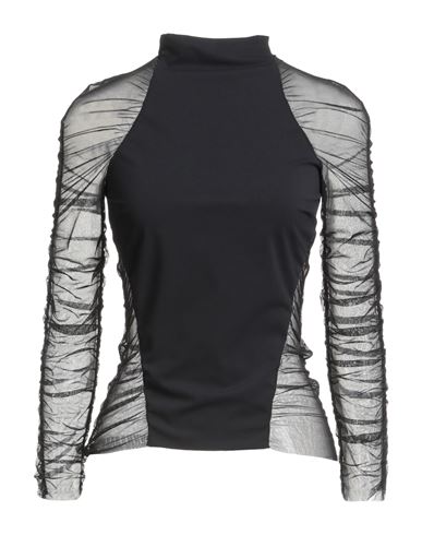 Woman Top Black Size 0 Polyamide, Elastane